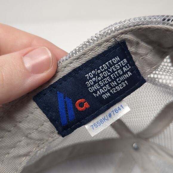 Idaho Sunset Trucker Hat Gray One Size Adjustable Embroidered Mesh Back - Picture 9 of 9